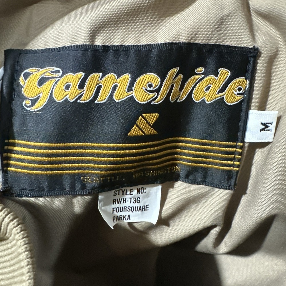 Vintage GameHide RWH-1 3G Foursquare Camo Waterproof Hunting Jacket Men's Size M - Picture 3 of 16